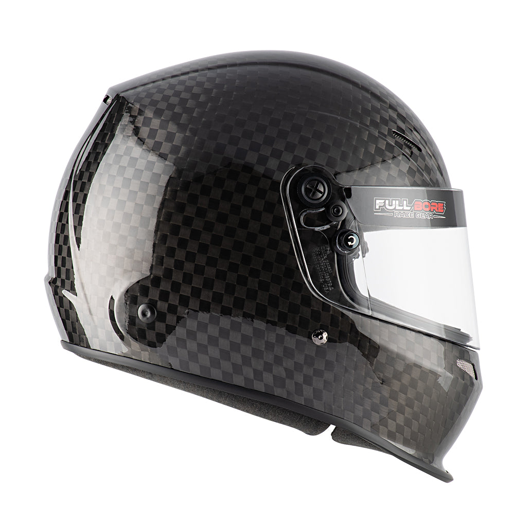 Large Pattern Carbon Fibre Full Bore Snell 2020 Helmet