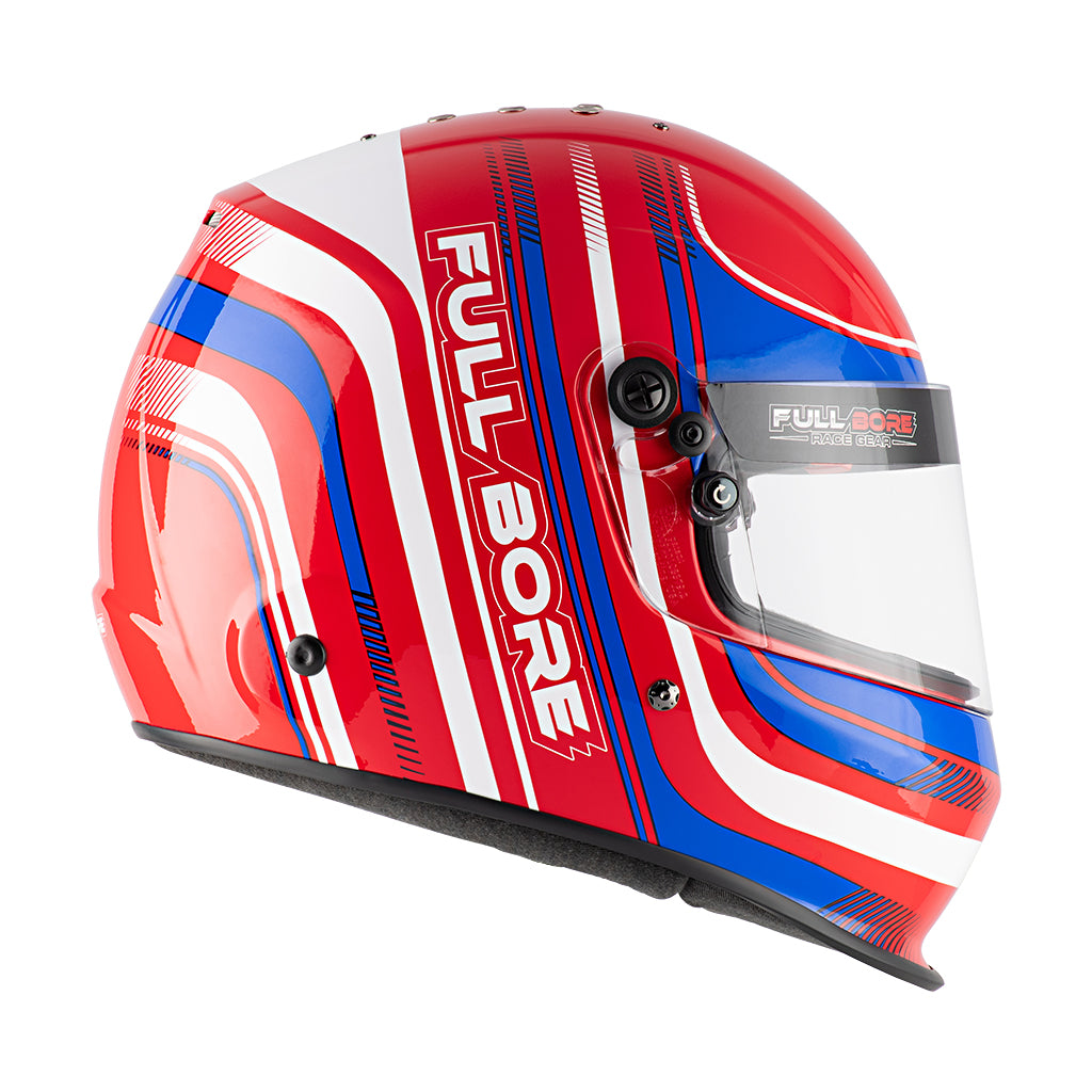 DBX -RED Full Bore Helmet 2020 SNELL