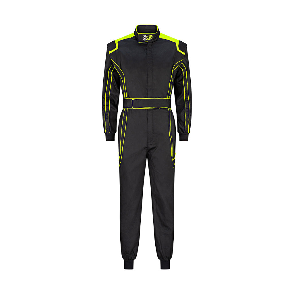 Children's Go Kart Suit (Fluro Yellow)