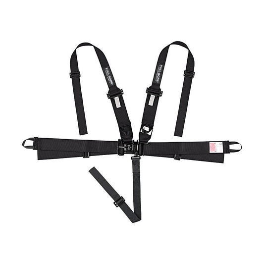 HANS style FULL BORE Harness 5 point SFI 16.1 (BLACK)