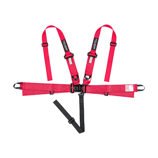 FLURO PINK HANS FULL BORE Harness SFI 16.1