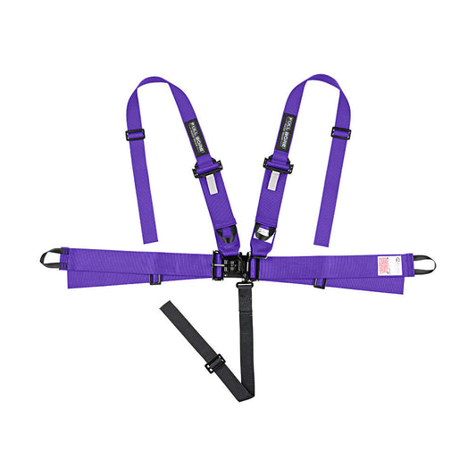 HANS style FULL BORE Harness 5 point SFI 16.1 (PURPLE)