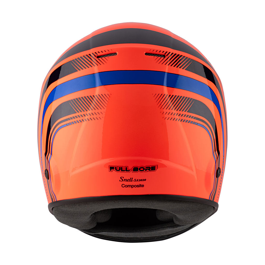 DBX -Fluro Orange Full Bore Helmet 2020 SNELL