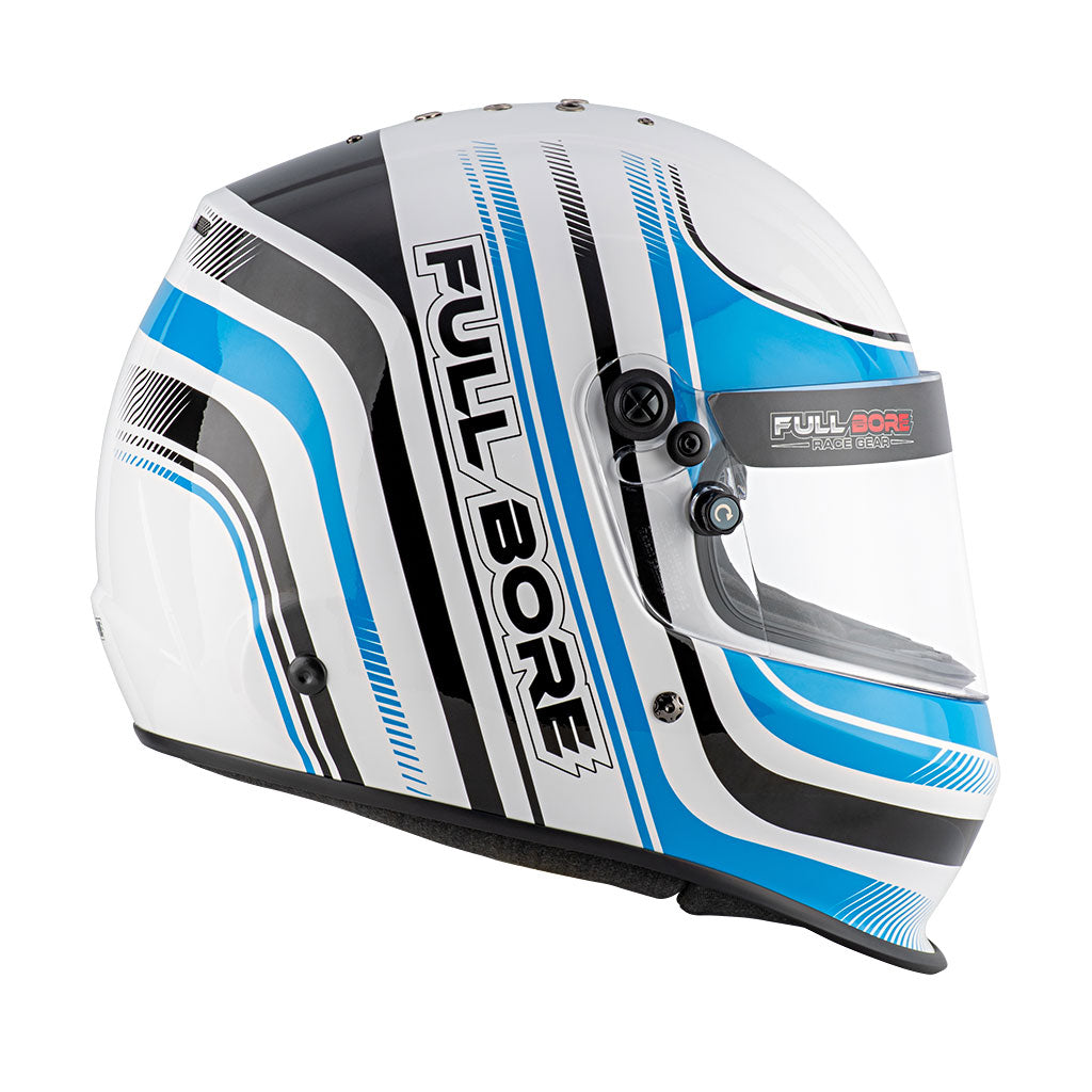 DBX -BLUE Full Bore Helmet 2020 SNELL